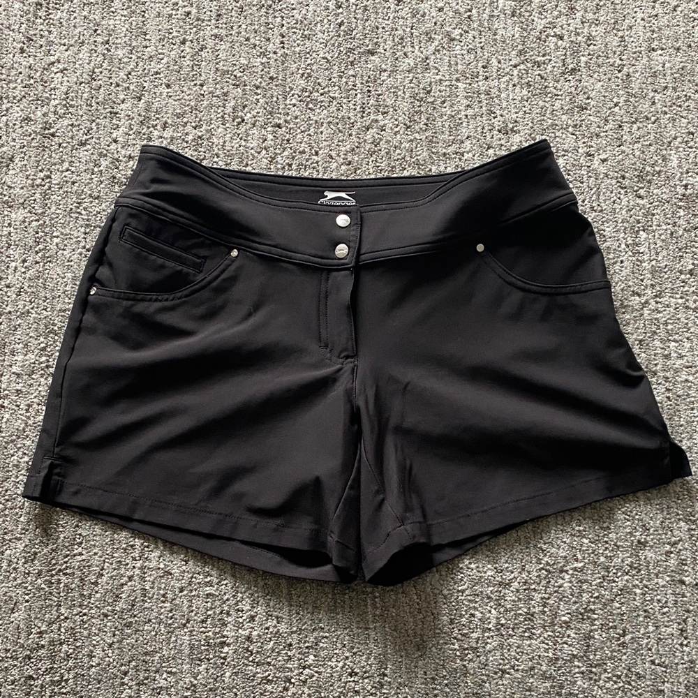 Slazenger Women's Black Golf Shorts